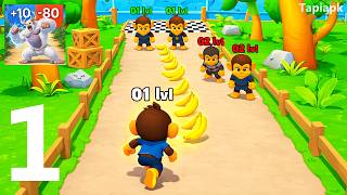 🐒Ape Runner Evolution Gameplay Walkthrough Part 1 - Jungle Adeventure Star (Android,iOS)