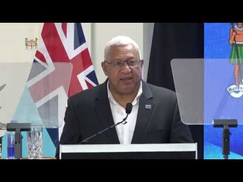 Fijian Prime Minister officiates at the launching of the new e-Passports