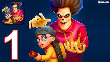 Ghost Teacher: Break and Loot - Gameplay Walkthrough Part 1 - Scary Teacher Ghost (iOS, Android)