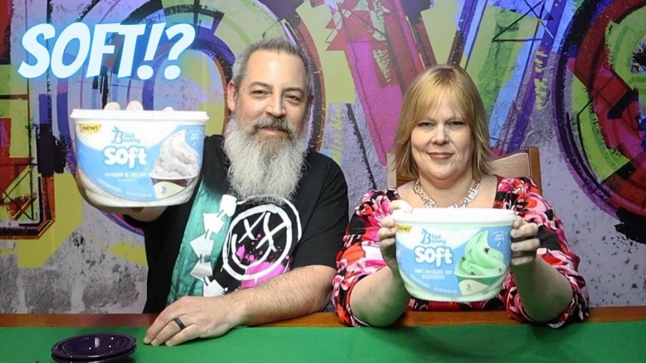 NEW BLUE BUNNY SOFT | MINT CHIP AND COOKIES AND CREAM - YouTube