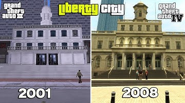 GTA 3 vs GTA 4 | TEMPAT DI LIBERTY CITY