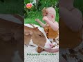 cutest bond ever! #cutegirl #babycowlove"😍🐮