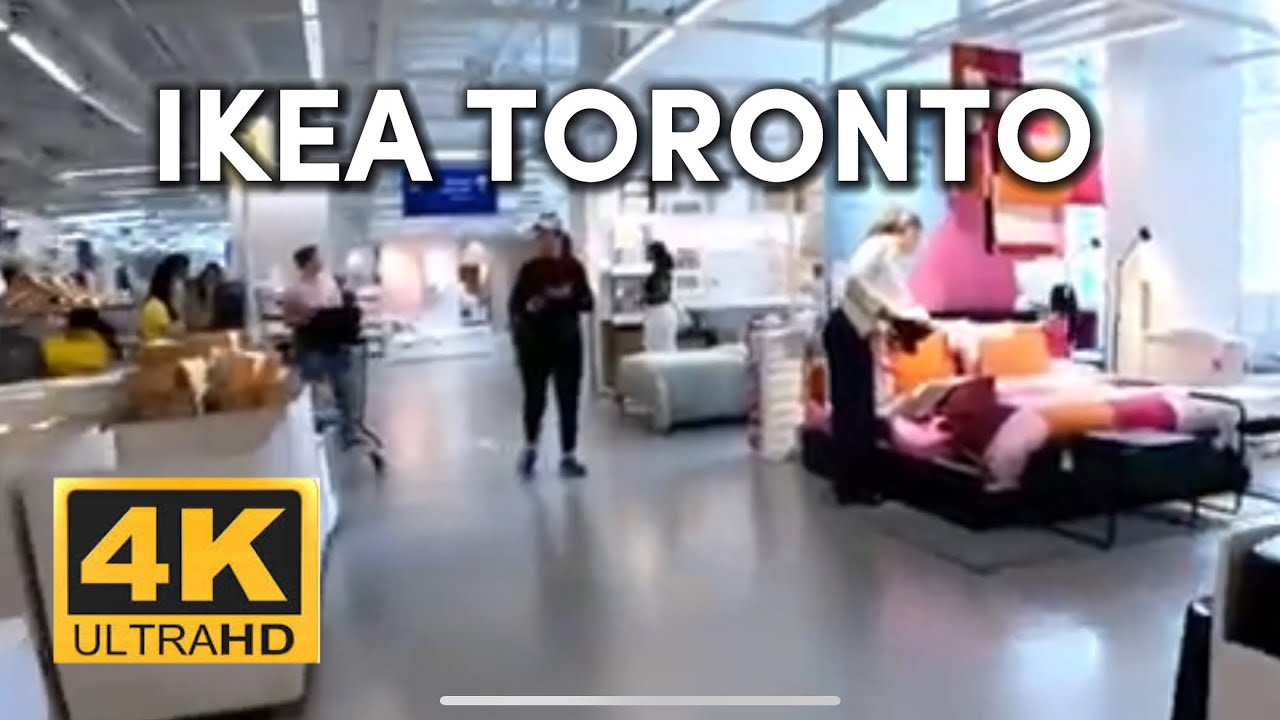 4K IKEA Furniture Store in Downtown Toronto/Full Walking TourYonge St