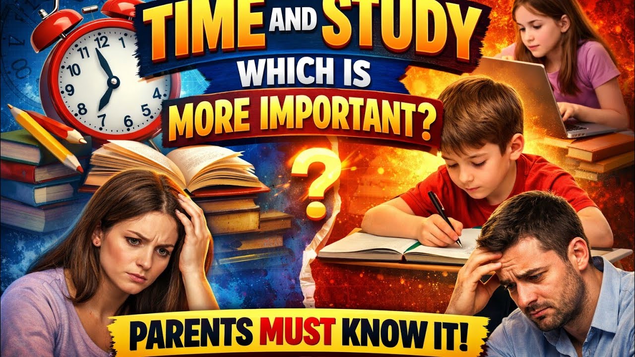 Time and Study which should be more 