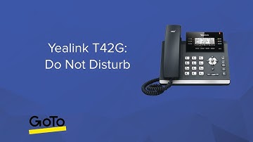Yealink T42G: Do Not Disturb (DND)