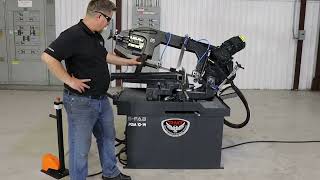 RMT S-FAB PDM 10-14 Bandsaw Overview | Semi-Automatic Double Miter Bandsaw