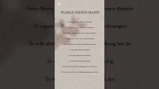 Wähle diesen mann #sprüche #sprüche #geliebte #liebe #lebensziel