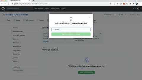 10. Agregar colaboradores a repositorio en GitHub