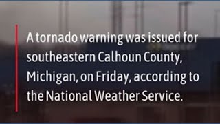 Calhoun County Michigan tornado damage