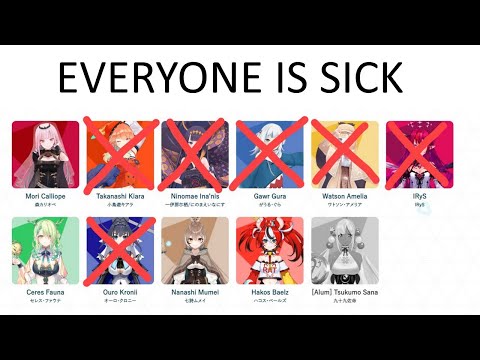 Ina, Bae, and Gura health updates, Vesper stabbed, VTuber animation showcase