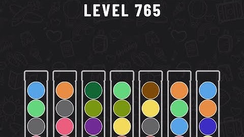 Ball Sort Puzzle Level 765 #ballsortpuzzle #ballsortpuzzlegameplay #puzzlegame #mobilegames