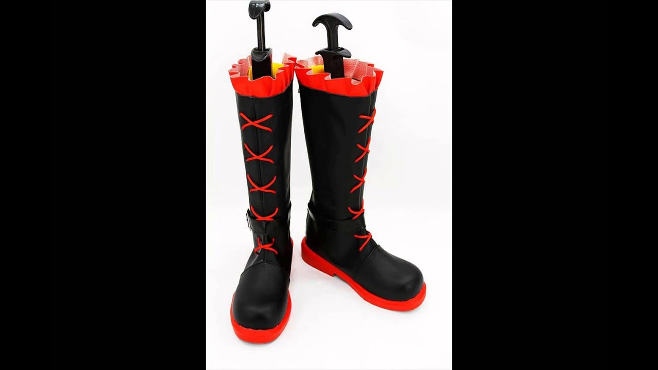 Rwby Ruby Rose Cosplay Boots from alicestyless com