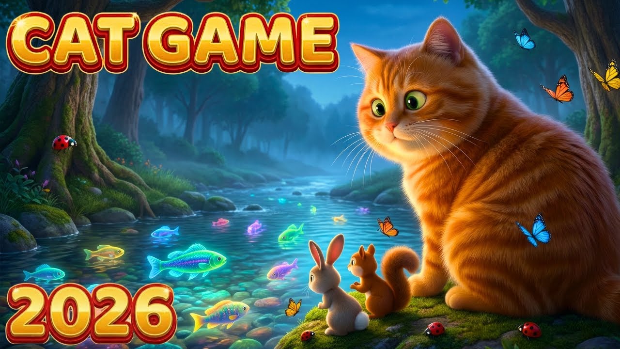 2026 STIMULATING CAT TV: Relaxing CAT GAMES😼ANTI LONELINESS TREATMENT for Cat At Home💖Cat Videos