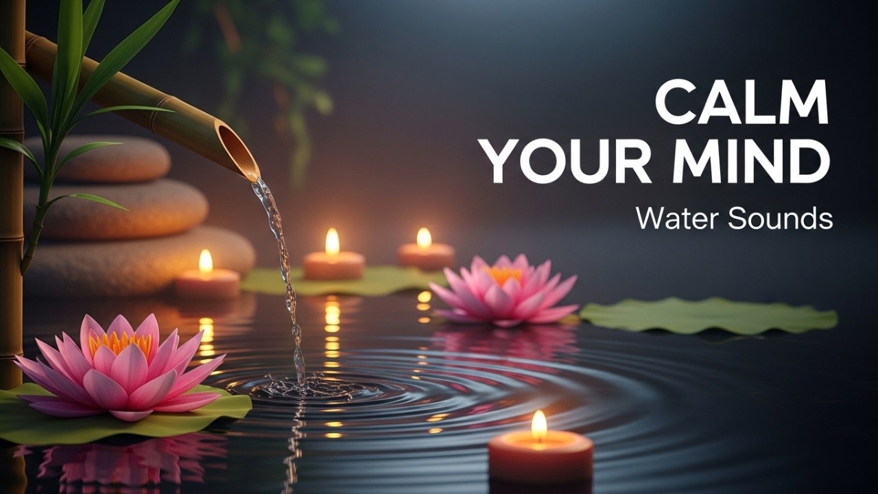 Relaxing Zen Music with Water Sounds 🌿 Deep Meditation, Stress Relief, Sleep Music
