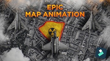 Cinematic War-Style Map Animation in Filmora 14