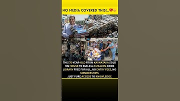 📚✨ Anke Gowda – The Man Who Gifted India a Library of 2 Million Books 🙏🔥At a time when libraries