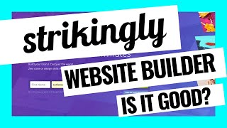 STRIKINGLY Website Builder Tool reviewed by web designer in San Antonio TX screenshot 5