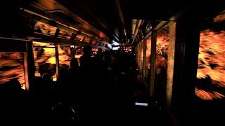 叡山電鉄 二ノ瀬～市原間「もみじのトンネル」きらら車内より 　Tunnel of the maples, Eizan Railway, Kyoto　(2019.11)