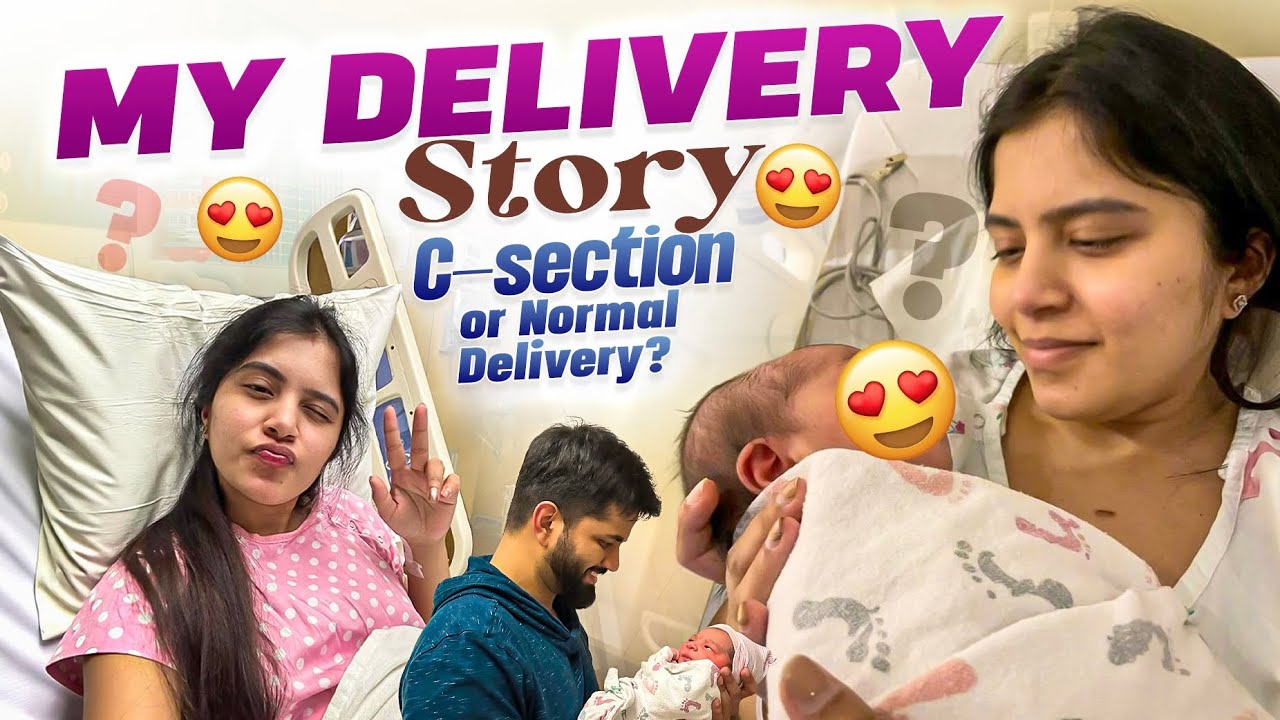 నా Delivery Story🤰C-Section or Normal? 😮 Emotional reactions🥺 #birthvlog #pregnancy  #viralvideo