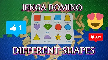 Jenga Domino Different Shapes