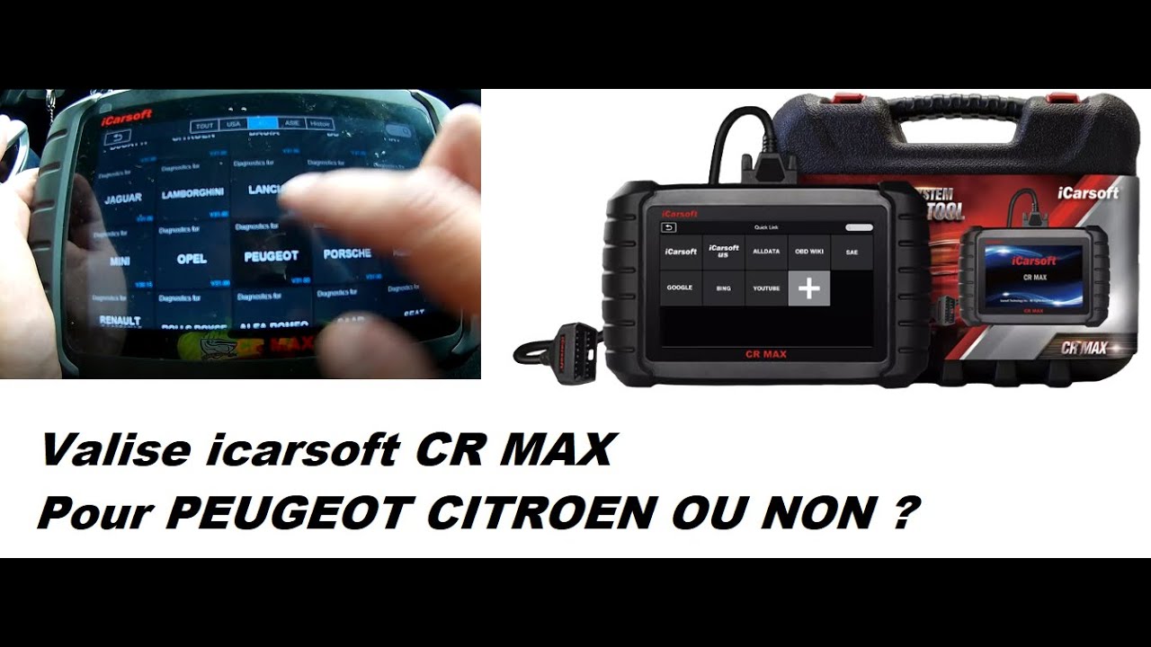 Valise diagnostic automobile multimarques icarsoft cr genius obd2 pro