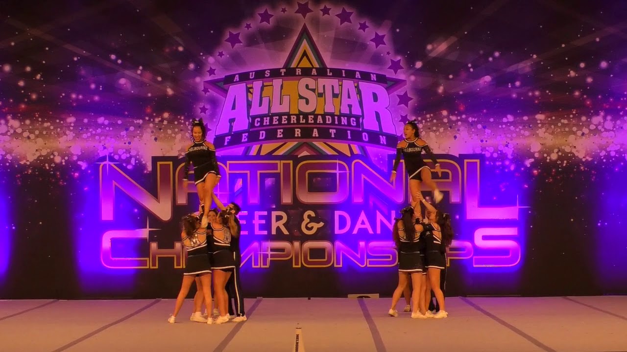 Melbourne University Cheerleading Trident Level 1/2 Nationals 2019