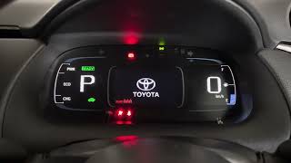 Toyota Aqua 1.5 Hybrid 2024 Startup Sequence