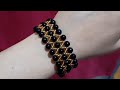 Jewerly making at home/How to make bead pearl bracelet/Useful and easyتعليم الخرز عمل  براسلي بالخرز