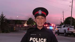 Fire Destroys Durham Regional Police Services Facility In Courtice