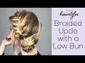 Braided Updo with a Low Bun - Easy Tutorial by The Right Hairstyles