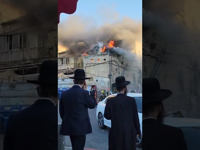 Huge Fire In Jerusalem #israel #fire #jewish