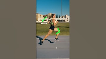 Knee drive while running! #runningtips ❌✅
