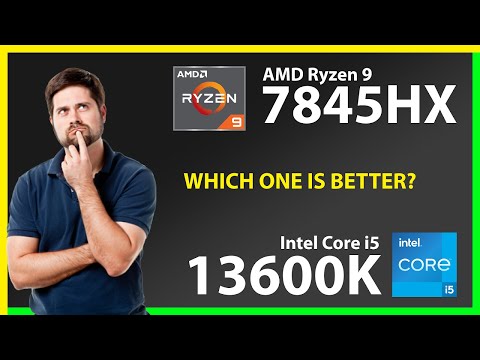 AMD Ryzen 9 7845HX vs INTEL Core i5 13600K Technical Comparison