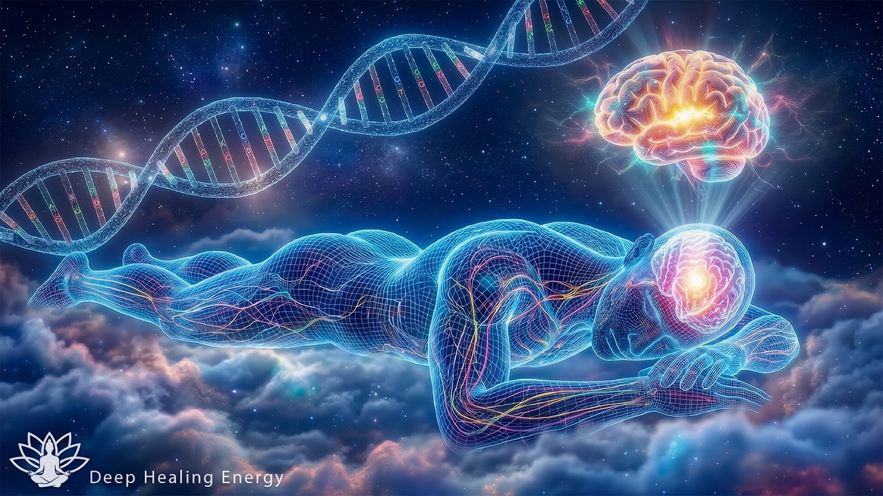 Звуковая терапия 432 Гц + 963 Гц | Прекратите чрезмерно думать и быстро засыпайте | Музыка для восст