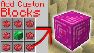 How to Add Custom Blocks to Minecraft Datapack Tutorial