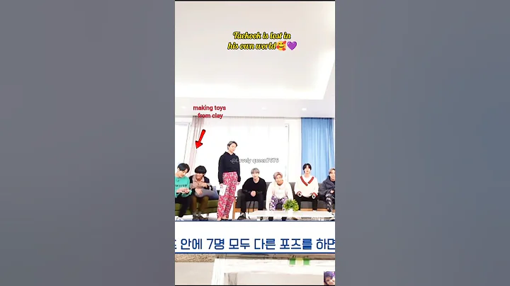 Taekook is lost in his own world 🥰💜 #bts #shorts #jungkook #taehyung #taekook
