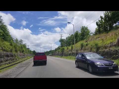 Driving from Castries to Vieux-Fort or Soufriere in Saint Lucia