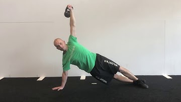 Kettlebell Side Plank Hip Taps