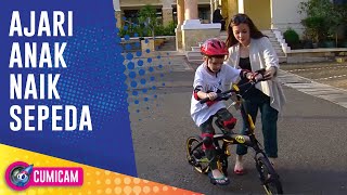 Mahmud Idaman, Ini Momen Keseruan Voke Victoria Ajari Anak Naik Sepeda - Cumicam