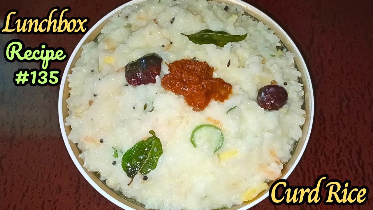 Lunchக்கு தயிர் சாதம் இது போல செய்ங்க அட்டகாசமா இருக்கும் | Variety ...