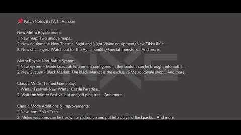 PUBG MOBILE 1.1 BETA Patch Notes | PUBG MOBILE | NexGen Gaming