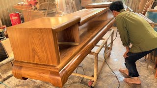 Extremely Hightech Skills Handcrafted Furniture // Furniture Woodworking Process Craft From Asia