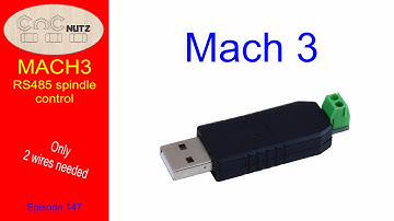 Mach3 RS485 spindle control - CNCnutz Episode 147