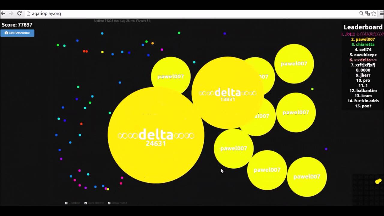 AGARIO PLAY (mode speedy ) - TEAMS- 1 leaderboard #1 - YouTube