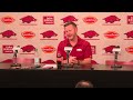 LIVE | Press Conference: Arkansas head coach Ryan Silverfield talks win over Tulsa