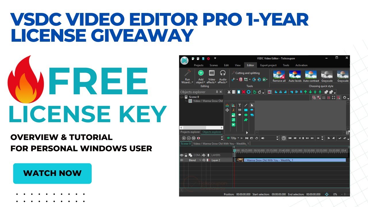 VSDC Video Editor Pro Giveaway 🚀