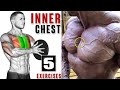 BEST 10 EXERCISES &quot;INNER CHEST&quot; 🔥تمارين ابراز خط الوسط لصدر