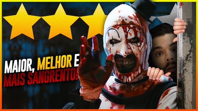 ESSE PALHAÇO METE MUITO MEDO 😱 #filmes #filmesdeterror #terrifier