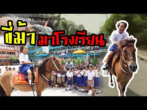 ขี่ม้ามาโรงเรียน ใครทำ แต่มีจริง! l ไทยทึ่ง WOW! THAILAND