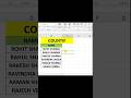 This Countif trick changes everything #excel #shorts #skills